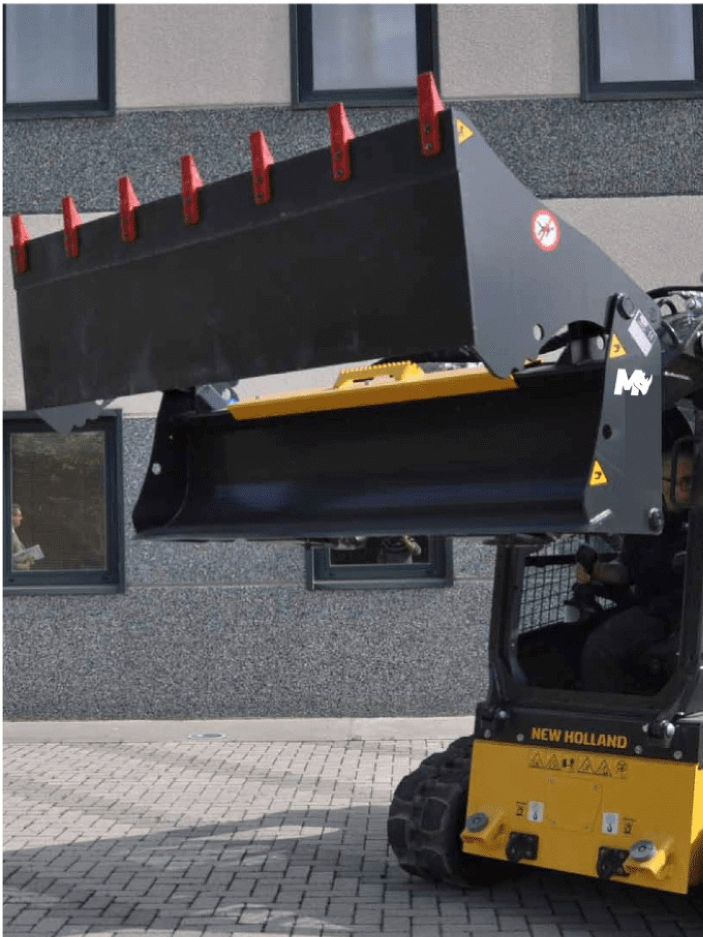 Mazio Multifunctional 4 in 1 Bucket | Width 1400 to 2300 mm | Depth 945 mm | Height 805 mm | For Skid Steer Loaders