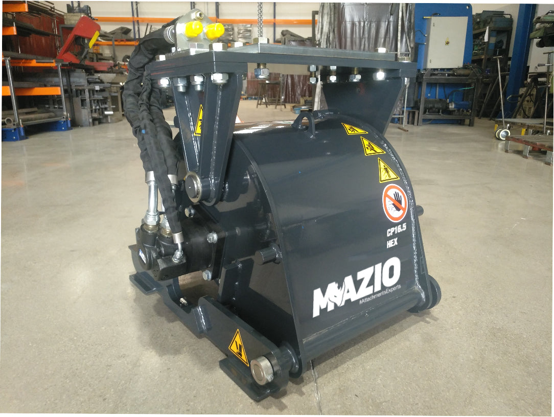 Mazio Cold Planer CP16.5R SSL Grinder | Width 16" | Hydraulic Flow Range 80–90 GPM | For Skid Steer Loaders