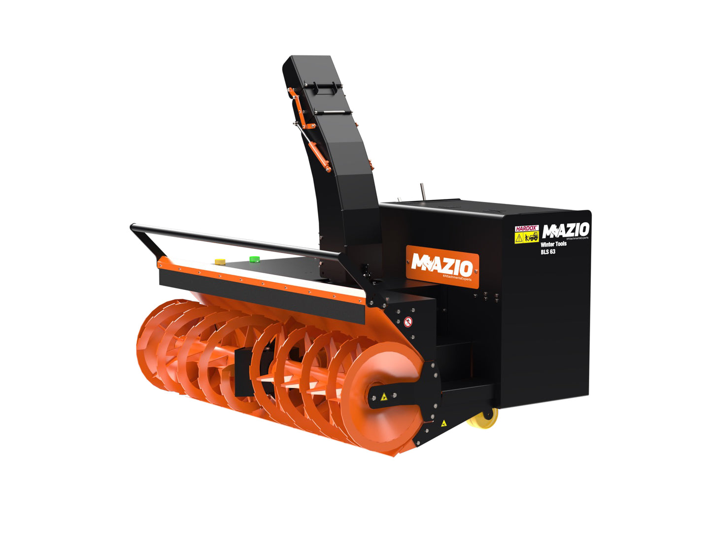 Mazio Winter Tools Two Stages Snow Blowers | Working Width 61"-98.4" | Hydraulic Flow Range 15-24 GPM | For Skid Steer Loaders