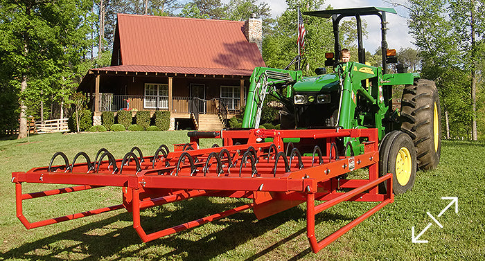 Maxilator | Accumagrapple Bale Accumulator | Model MAG100WS | 42" Max Bale Length | Handles 10 Square Bales | Horsepower 50+ HP | For Tractor