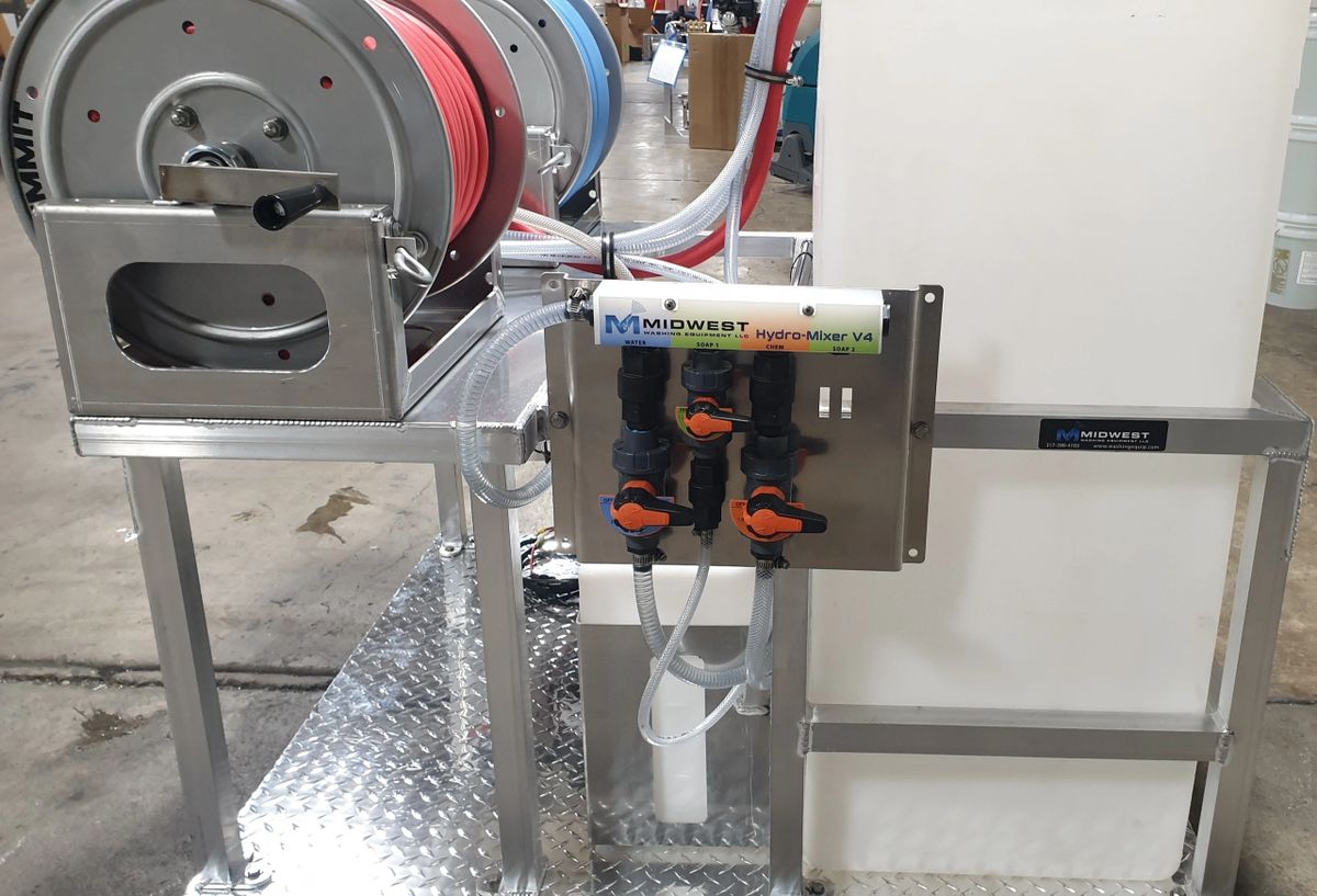 MWE Cyclone Soft Wash Skid System | Gallon Capacity 55 & 100 | Flow Rate 7.0 GPM