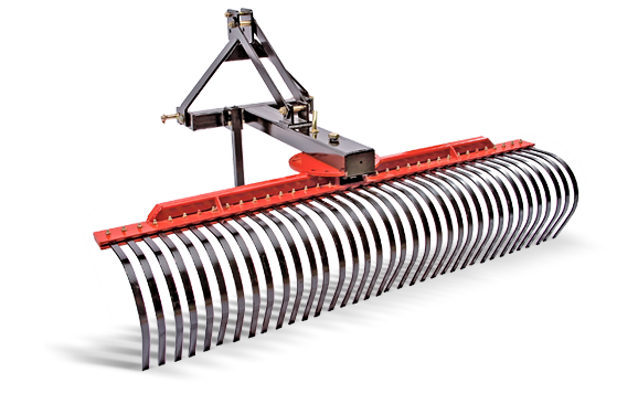 Farm King Rock Rake 3PT Hitch | Model Y6030RR, Y7236RR, Y8442RR & Y9648RR | Working Width 60", 72", 84" & 96"| Horsepower 20 To 65 HP | For Tractor