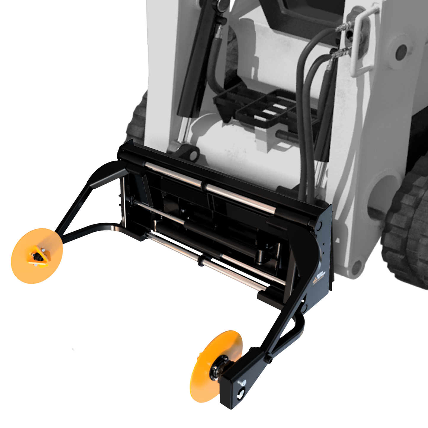 Erskine Sod Roller | Sod Roll Widths 24" - 48" | Relief Valve Setting 400 Psi | For Skid Steer