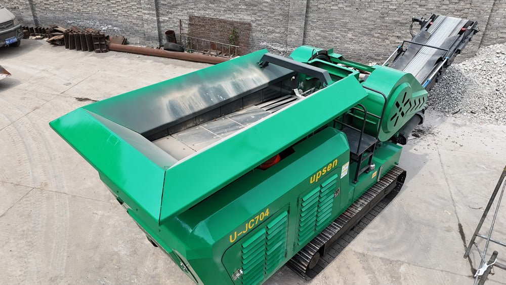 Upsen Mobile Stone Jaw Crusher | Model U-JC704 | Yanmar Engine 74 HP | Capacity 30–80 t/h