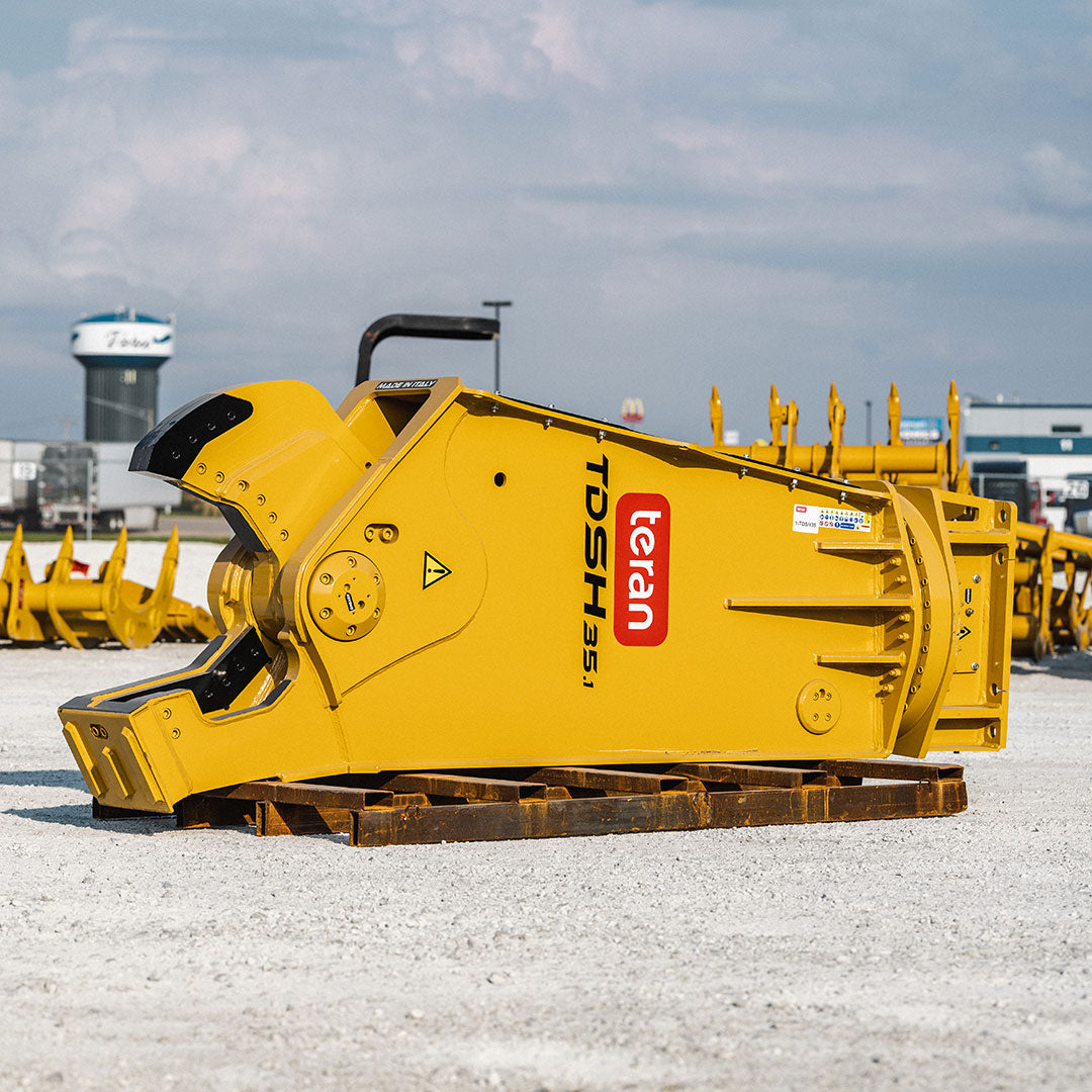 TERAN 7055" LBS TDSH35 Rotating Shear, Excavator Attach