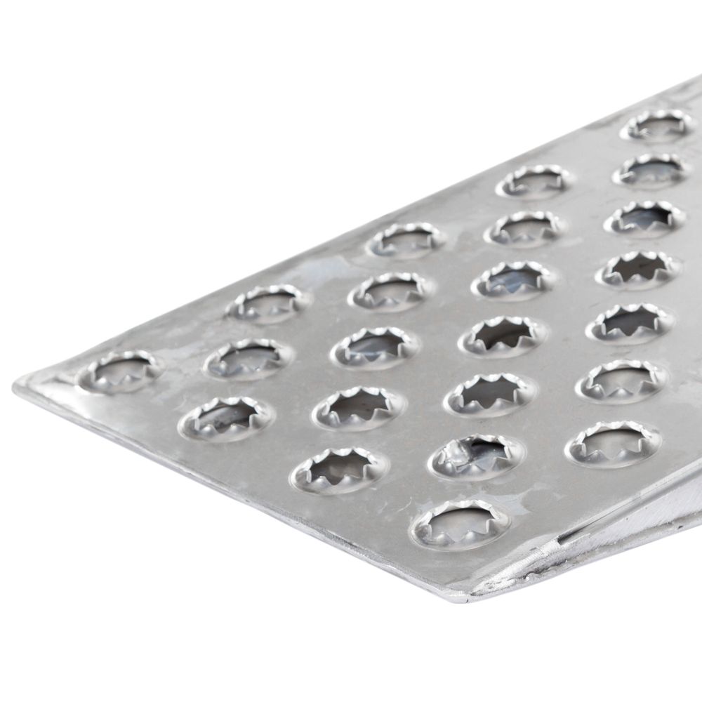 Heavy Duty Ramps EZ Traction Aluminum Car Trailer Ramps | Model 05-15-094-04-P | Size 7' 10" L x 15" W | Capacity 5,000 lb. Per Axle | Horsepower 23 HP | For Car, Truck & Trailers