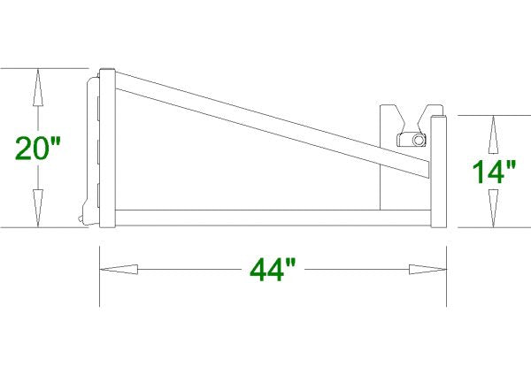 Martatch | Sod Unroller | Model MSUUQA | Width 48" To 60" | Hydraulic Flow 15 To 25 GPM | For Skid Steers