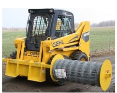 Martatch | Fence Unroller | Model MFU-A & MFU-A/VHLU | Vertical & Horizontal Locking | Hydraulic Flow Requirement 15 To 25 GPM | For Skid Steer