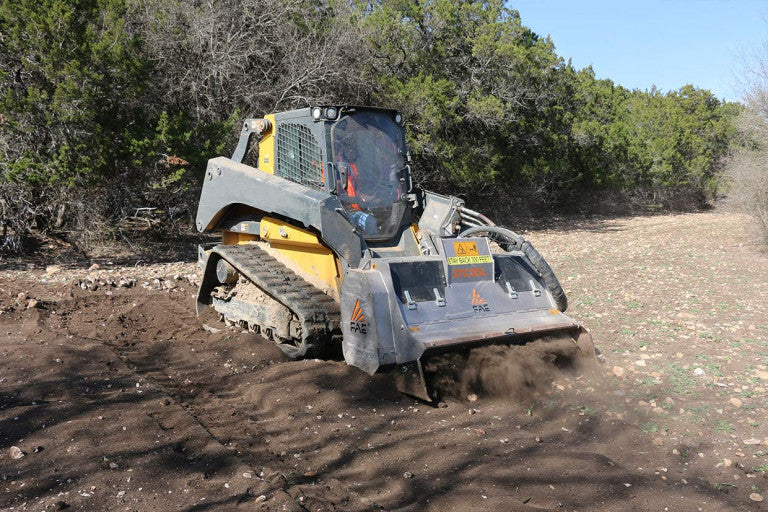FAE | Stone Crusher | Model STC/SSL-150 | Width 62.6" | Hydraulic Flow 110–150 GPM | For Skid Steers