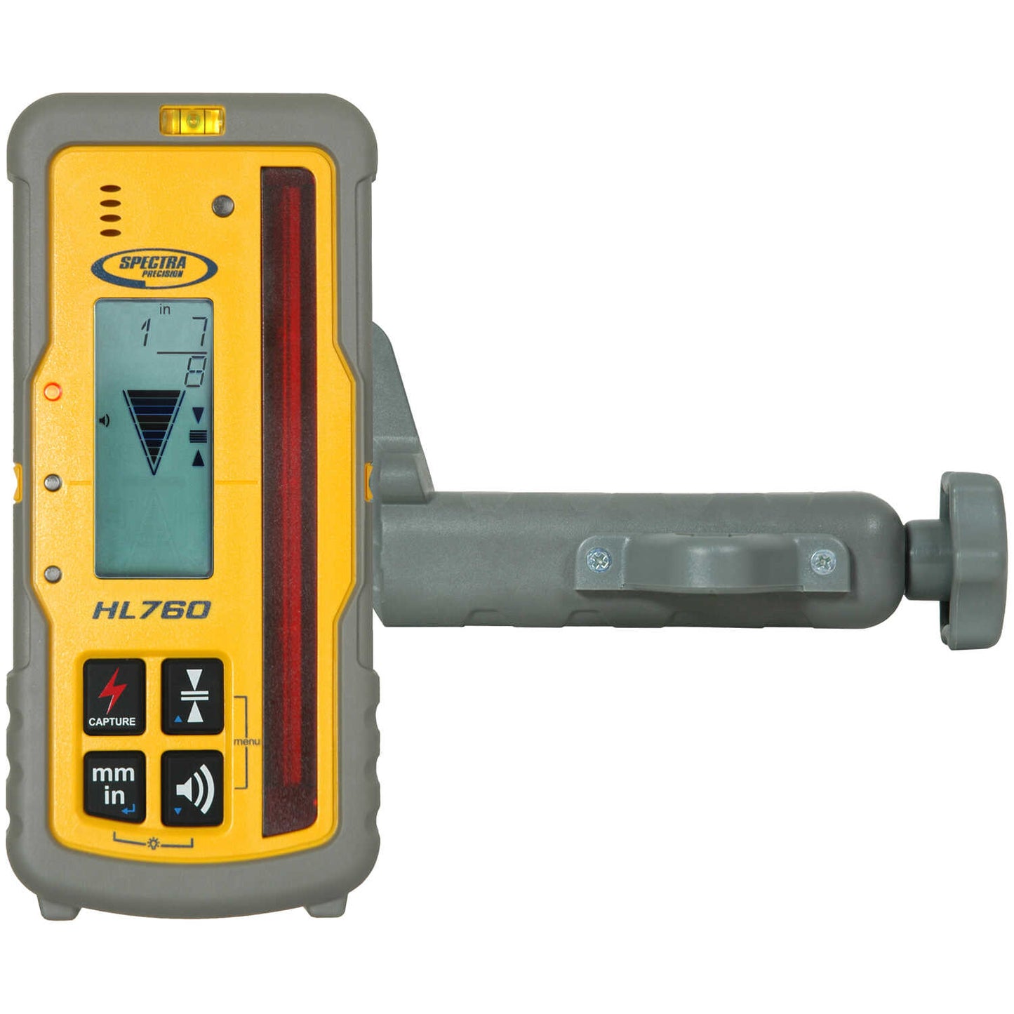 Spectra Precision Laser Receiver | Model HL760 | Battery Life 60+ Hours | Working Radius 3 ft - 1,500 ft (1 m - 460 m)