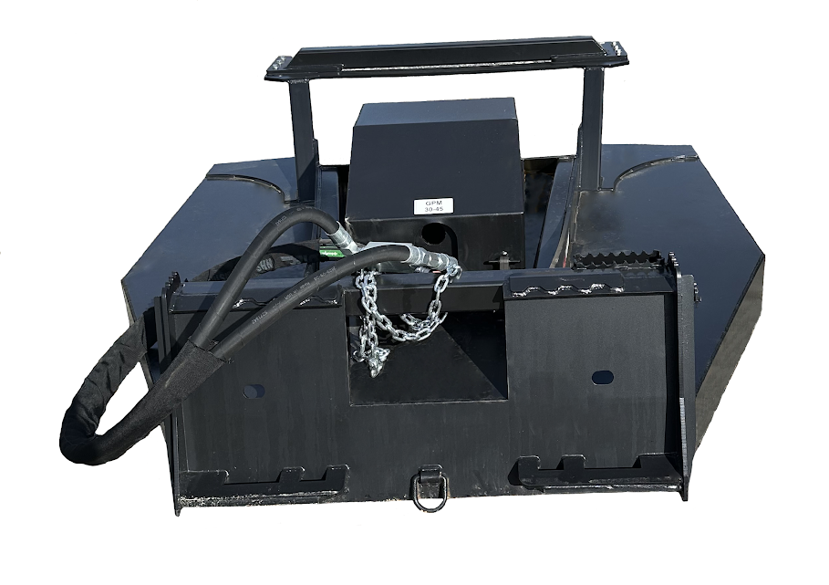 Utilitough Hydraulic Rotary Brush Cutter | 60" & 72" Width | Mid, Standard & High Flow Model | Hydraulic Flow Range 18-45 GPM | For Skid Steers And Compact Track Loader