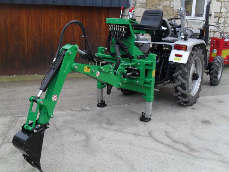 Farmer-Helper | Self-Contained Backhoes | Model FH-BH5, FH-BH6 & FH-BH7 | Digging Depth 5', 6' & 7' Feet | Horsepower 18 To 30+ HP | Cat-I 3-Point Linkage | For Tractor