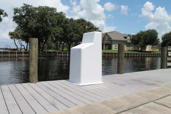 RIO MARINE CUSTOMS Fiberglass Boat Console | Model CC03 | 24" Width x 48" Height x 24" Depth | Space-Saving Design | For 16' to 20' Feet Boats