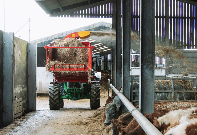 Teagle | Tomahawk Bale Processor | Model 6100H | Bale Width 60" | Hydraulic Flow 10 to 20 GPM | Horsepower 70 HP | For Skid Steers, Tractors & Compact Loaders