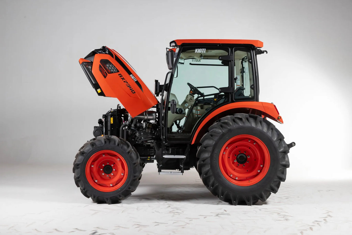 KIOTI | Cab Tractor | RX7340PCB | 82.10" Width | 73.1 HP | For Agricultural & Heavy-Duty