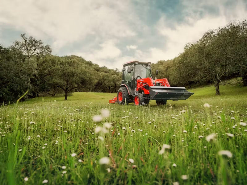 KIOTI | Hydrostatic Cab Tractor with Loader | CK4020SE | 54.5" Width | 39.6 HP | For Compact Agricultural and Landscaping Tasks