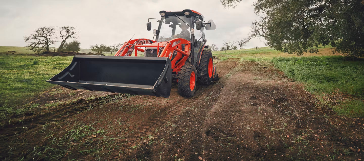 KIOTI | Hydrostatic Cab Tractor | DK5320SE | 62.8" Width | 50.3 HP | For Agricultural and Landscaping Tasks