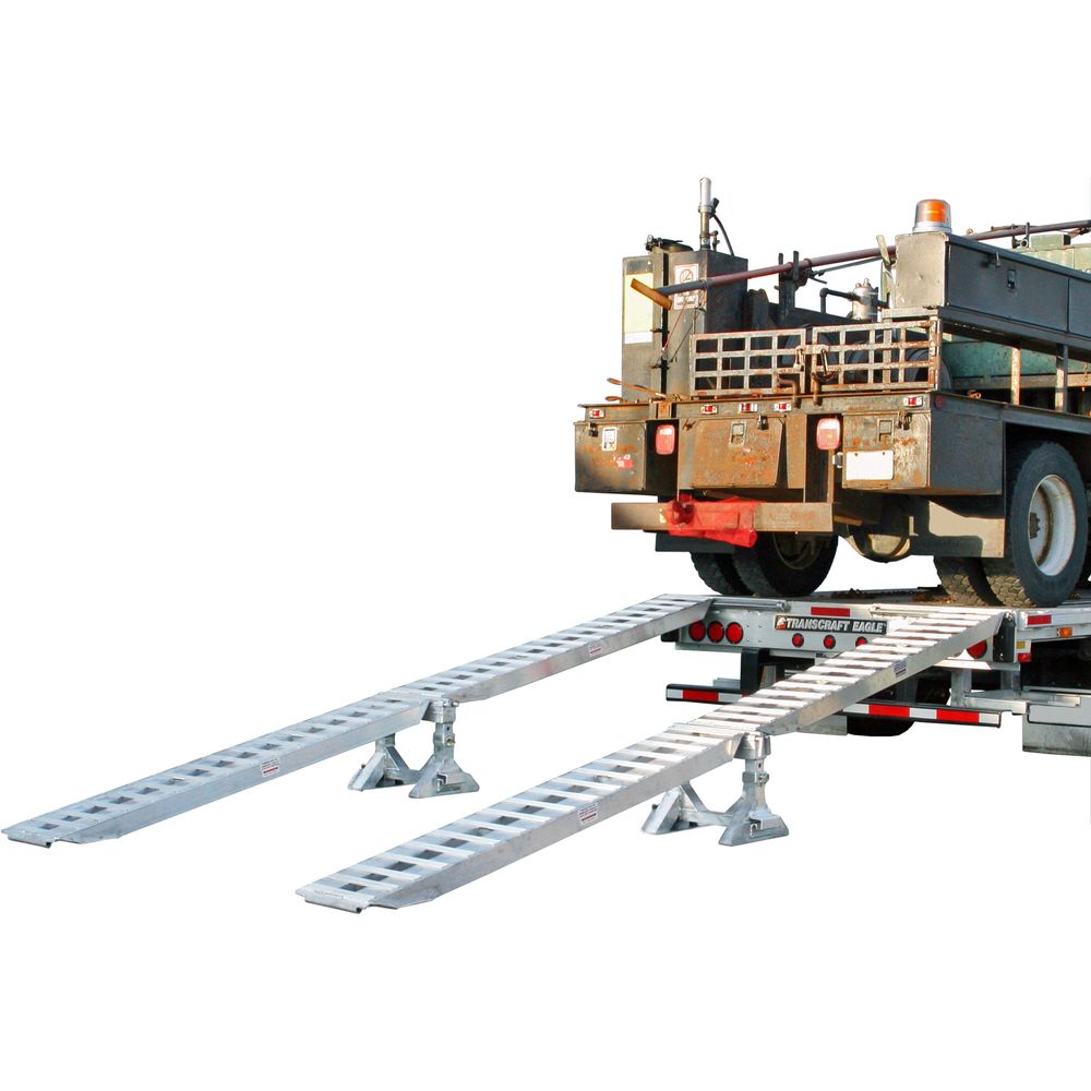 Heavy Duty Ramps Modular Step Deck Trailer Ramp System | Model 10-16-192-02-02M-S | 16' L x 16" W | 10,000 lb. Weight Capacity | Horsepower 23 HP | For Trailers, Loaders