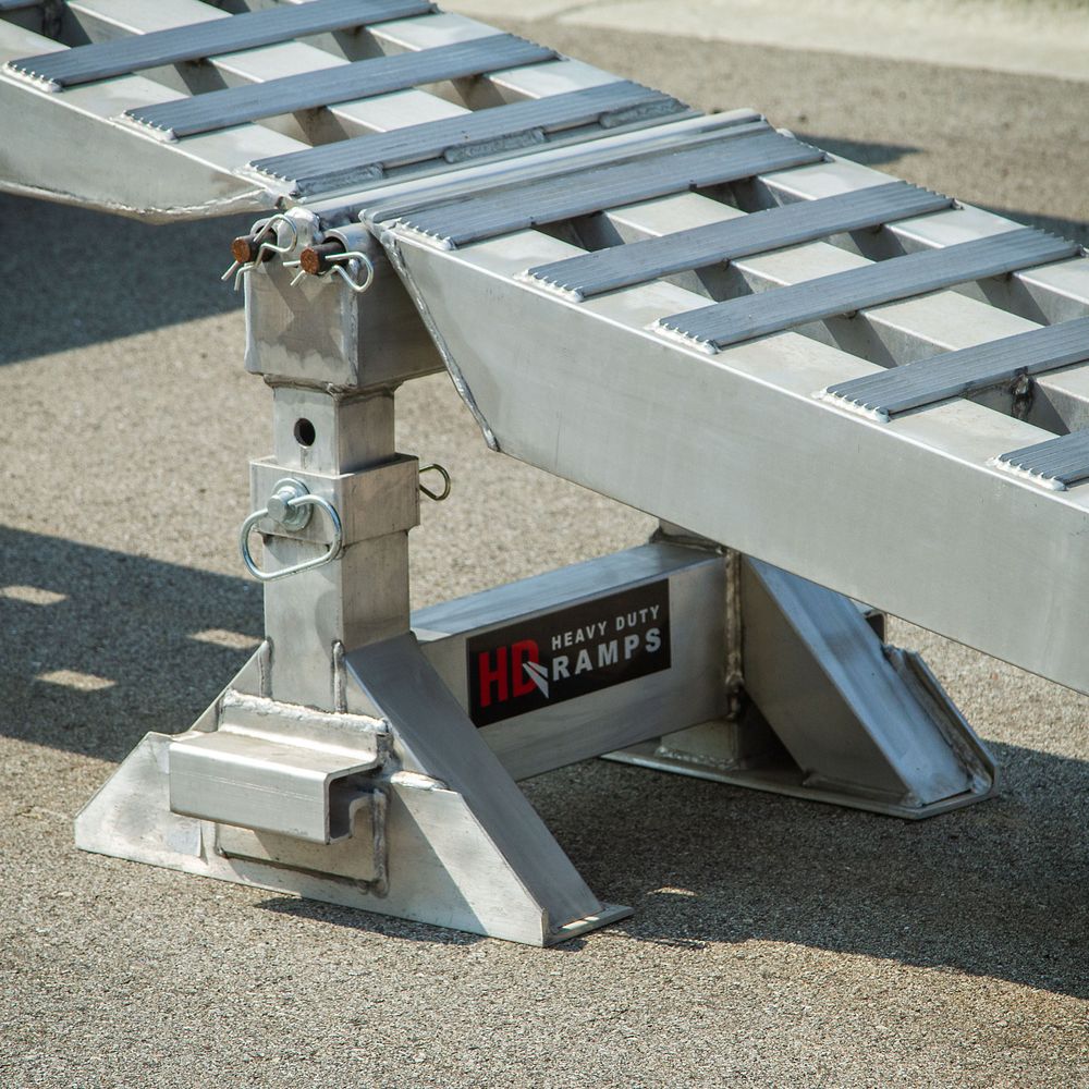 Heavy Duty Ramps Modular Step Deck Trailer Ramp System | Model 10-16-192-02-02M-S | 16' L x 16" W | 10,000 lb. Weight Capacity | Horsepower 23 HP | For Trailers, Loaders