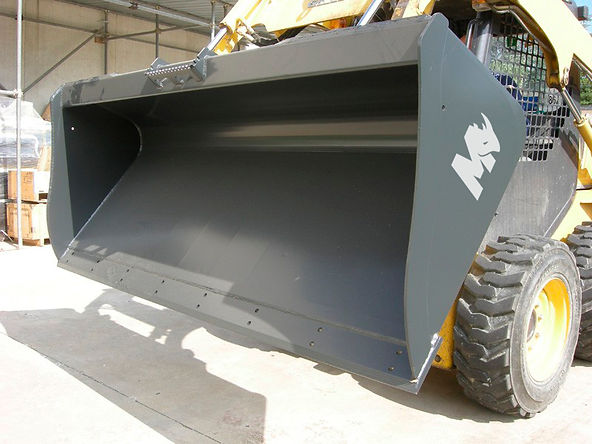 Mazio Rock Bucket Skid Steer Standard Bucket | Width 1250 to 2030 mm | Capacity 0.351 to 0.588 m³ | Weight 230 to 310 kg | For Skid Steer Loaders