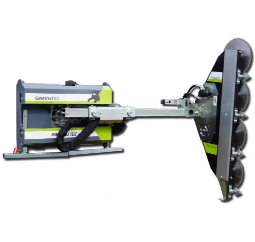GreenTec Limb Trimmer Hydraulic Telescopic | Model Multi Carrier Puma 3303 Tele | Transport Width 8'2" Ft | Oil Flow 13.2 GPM | For Tractors