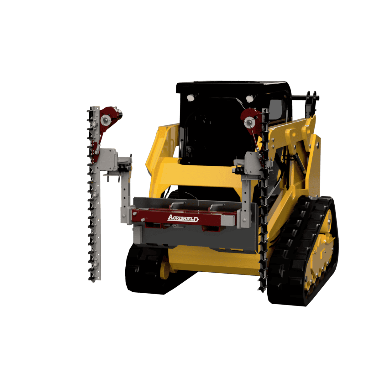 Agrishield Vine & Berry Trimmer | T3 Series | Width Range 45"-111" | Oil Flow Range 6-8 GPM | For Skid Steers