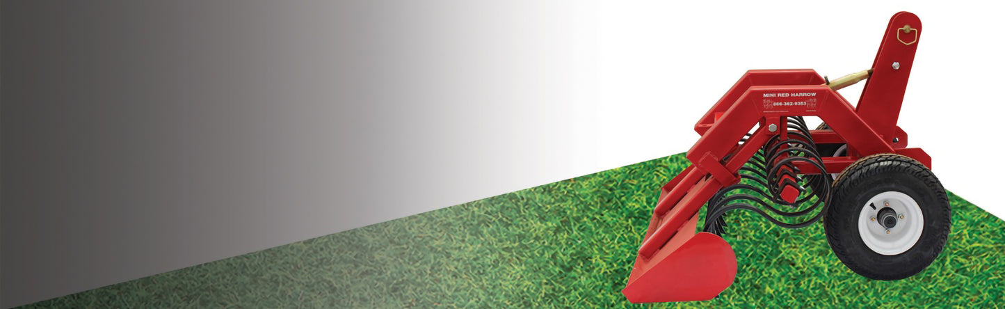 Red Master Harrow | Mini Red | Arena Drag | 4 ft – 6 ft Width | 37–45+ HP | For Utility Vehicles & ATVs