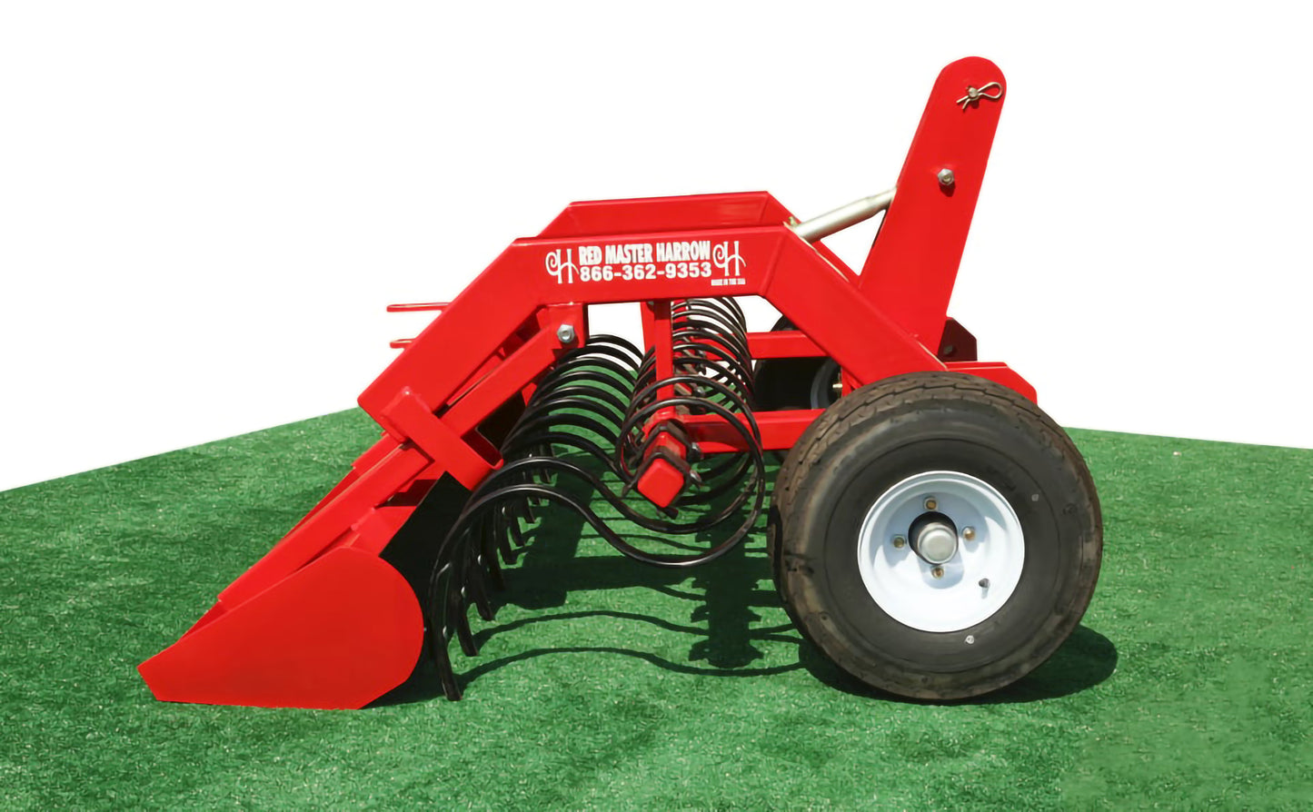 Red Master Harrow | Junior | Mechanical Arena Drag | 10 ft Width | 28–30 HP | For Compact & Utility Tractors