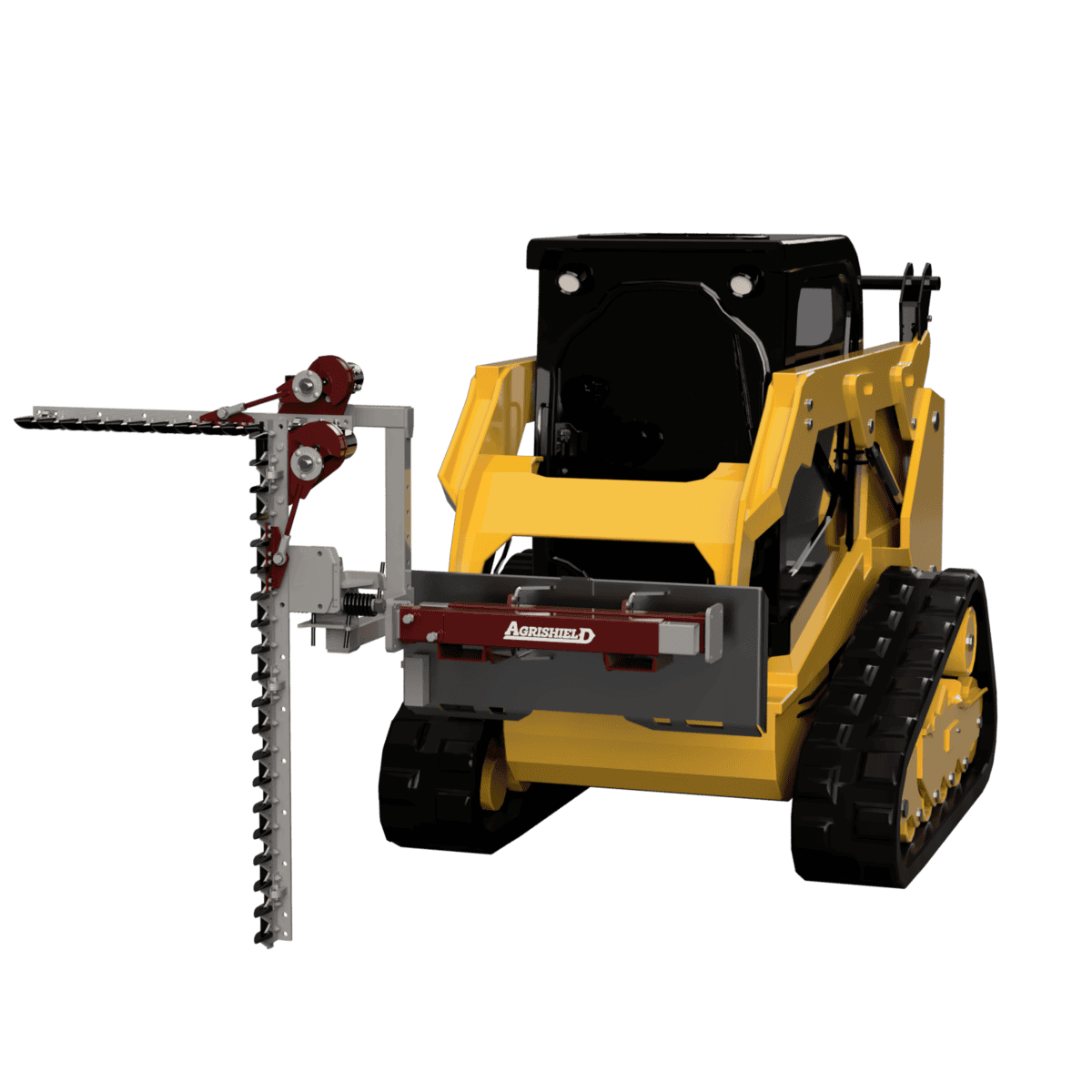 Agrishield Vine & Berry Trimmer | T3 Series | Width Range 45"-111" | Oil Flow Range 6-8 GPM | For Skid Steers