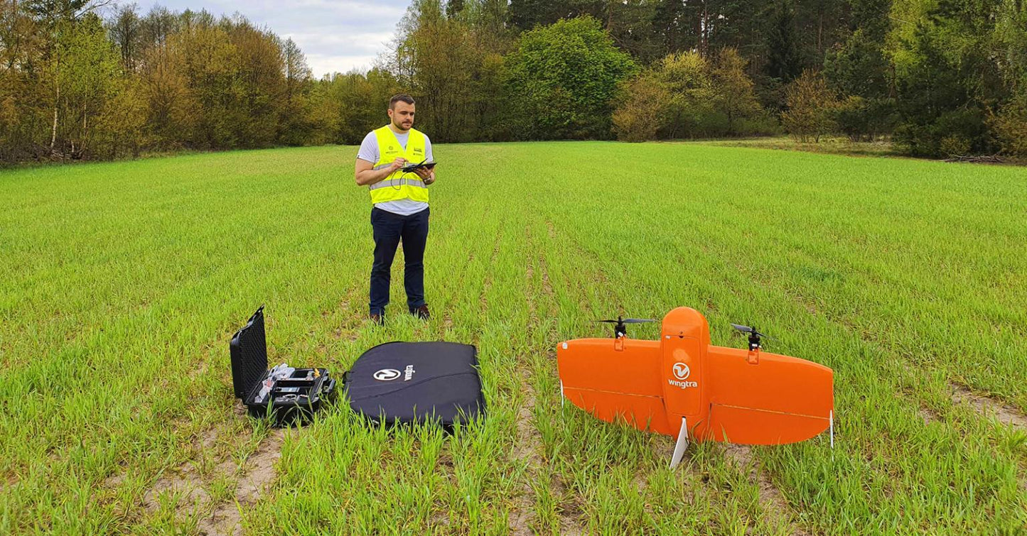 Wingtra | Wingtra One GEN II | VTOL Mapping Drone | 61 MP | Up to 59 Min Flight Time | 16 m/s Flight Speed | 6-25 MP Camera GIS & Engineering