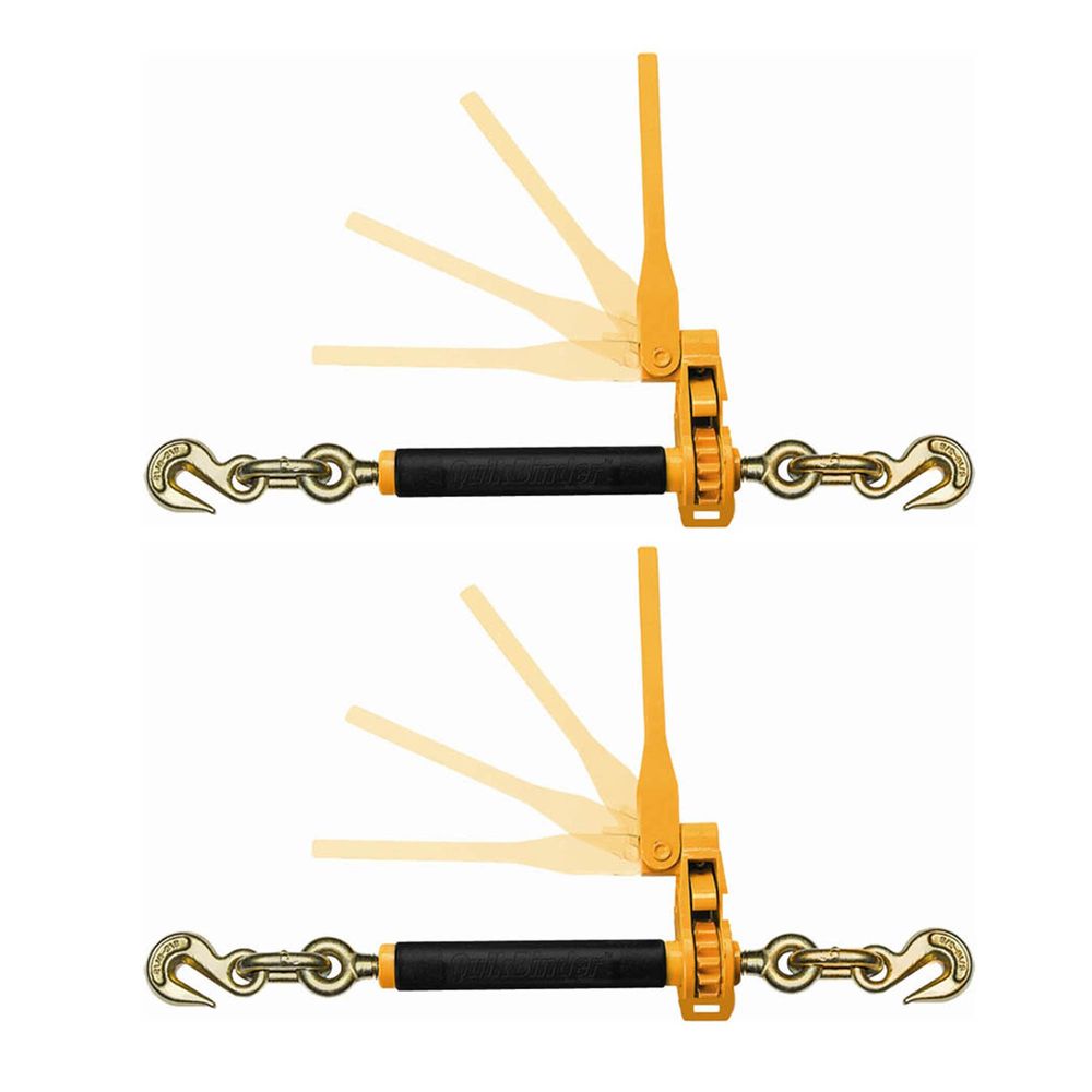 Cargo Equipment Corp G70 Ratchet Binder | Model 10035HDQB-BOX | Size 3/8"–1/2" | Working Load 12,000 lb. | Box of 2 | For Chain Tie-Downs & Flatbed Load Securement
