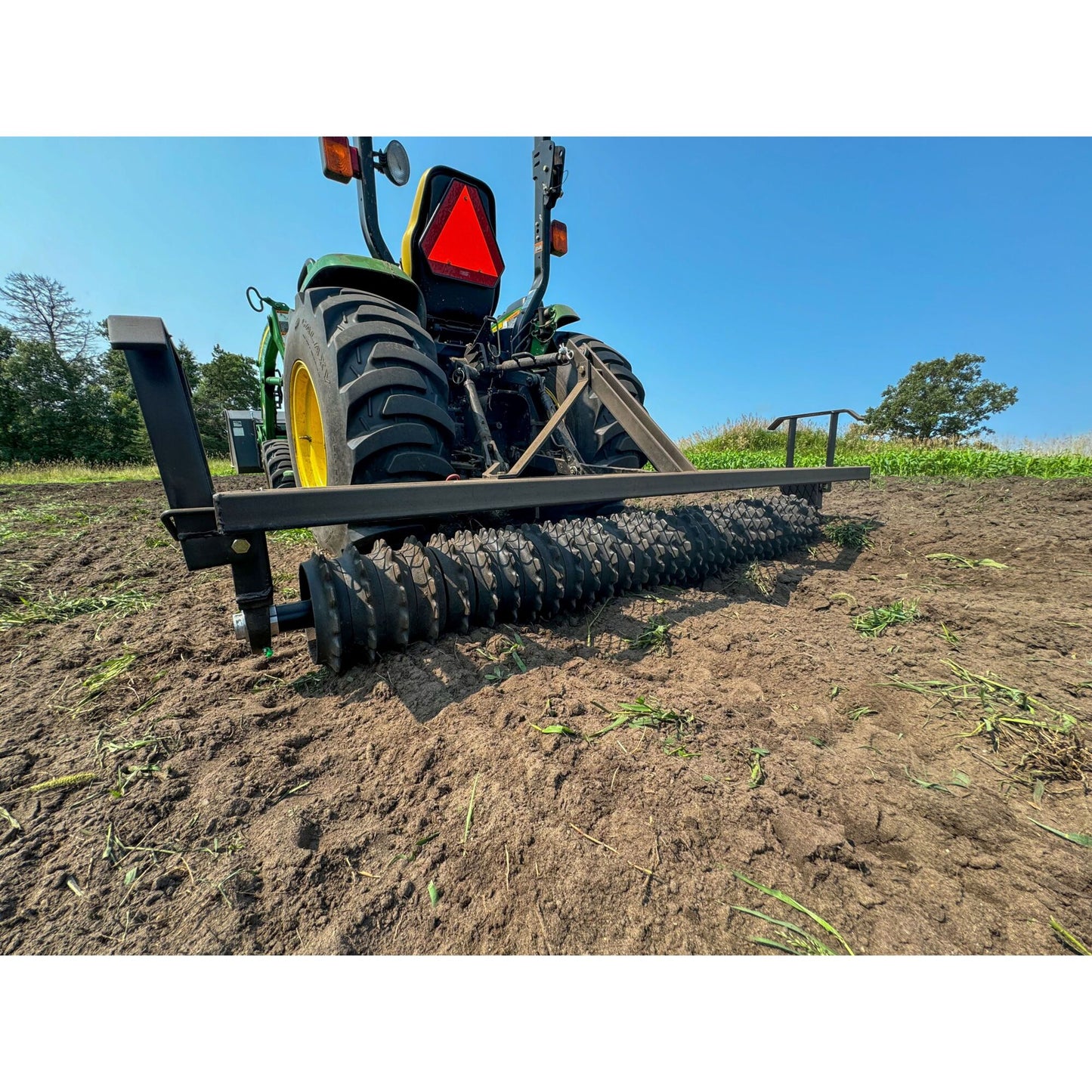 Field Tuff 72" 3-Point Cultipacker – 31 Cast Iron Wheels & Category 1 Hitch | Horsepower 25–45 HP | For Tractors