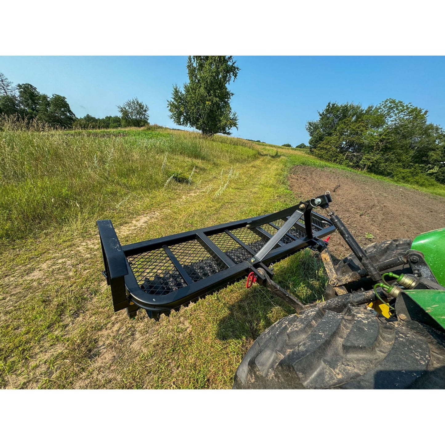 Field Tuff 72" 3-Point Cultipacker – 31 Cast Iron Wheels & Category 1 Hitch | Horsepower 25–45 HP | For Tractors