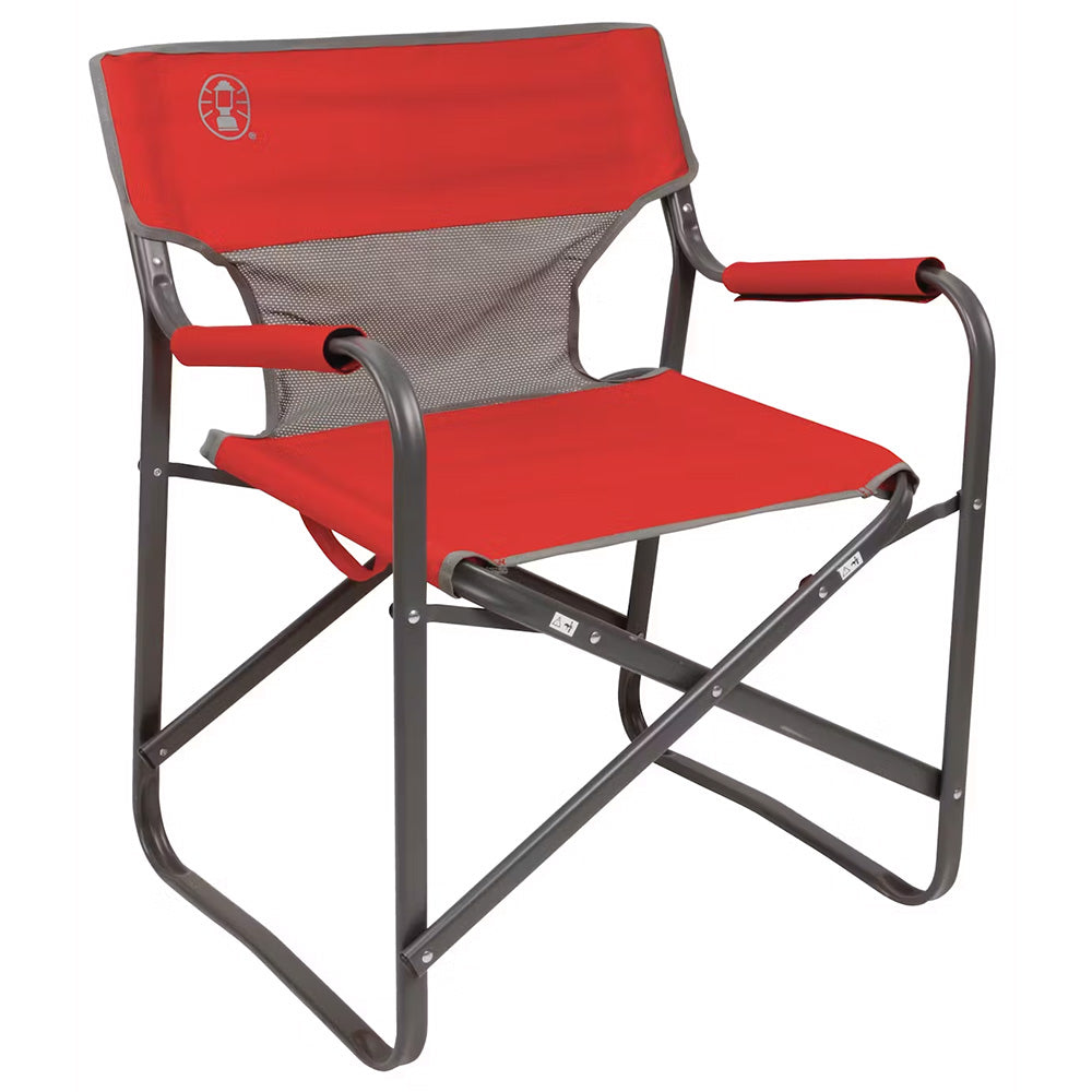 Coleman Outpost Breeze Deck Chair - Red [2000019421] – Ripping It