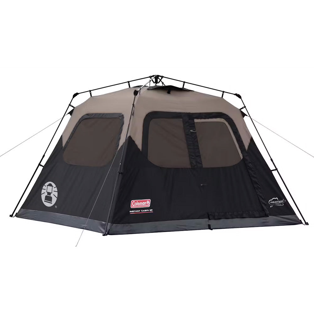 Coleman 6Person Instant Cabin Black 2206913 – Ripping It Outdoors