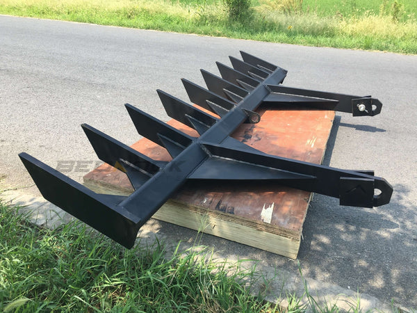 Bedrock Attachments Universal Stick Rake | Model BDR19 | Width 120" | Weight 358kg | For Bulldozers