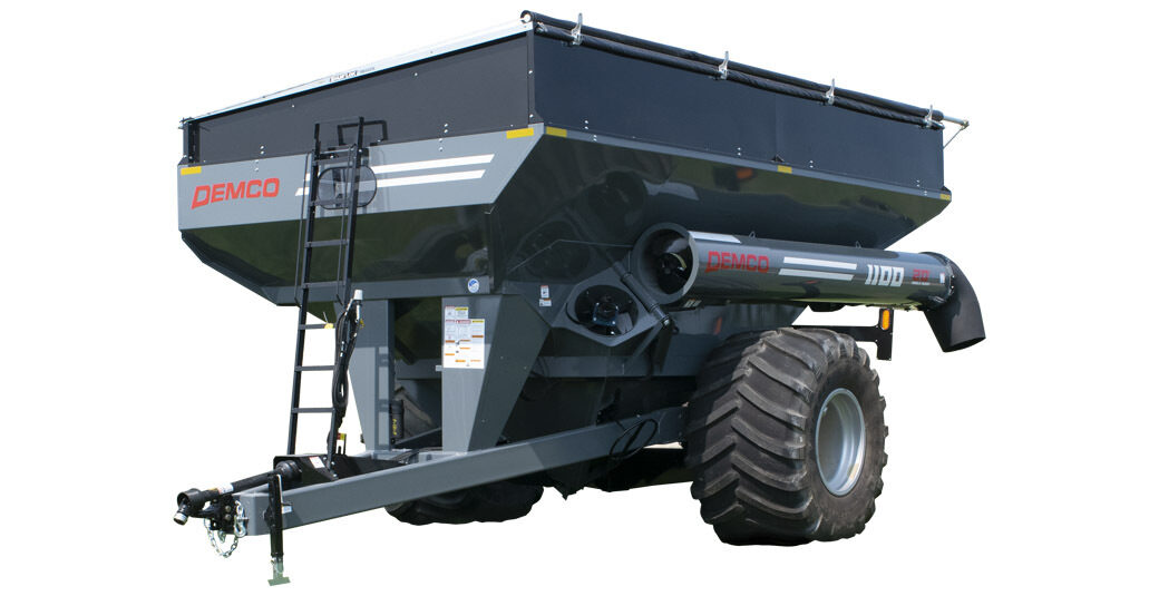 Demco Single Auger Grain Cart | Model 1000 & 1100 | Total Weight 12,920 To 13,110 lbs | Horsepower 175+ HP | For Tractors