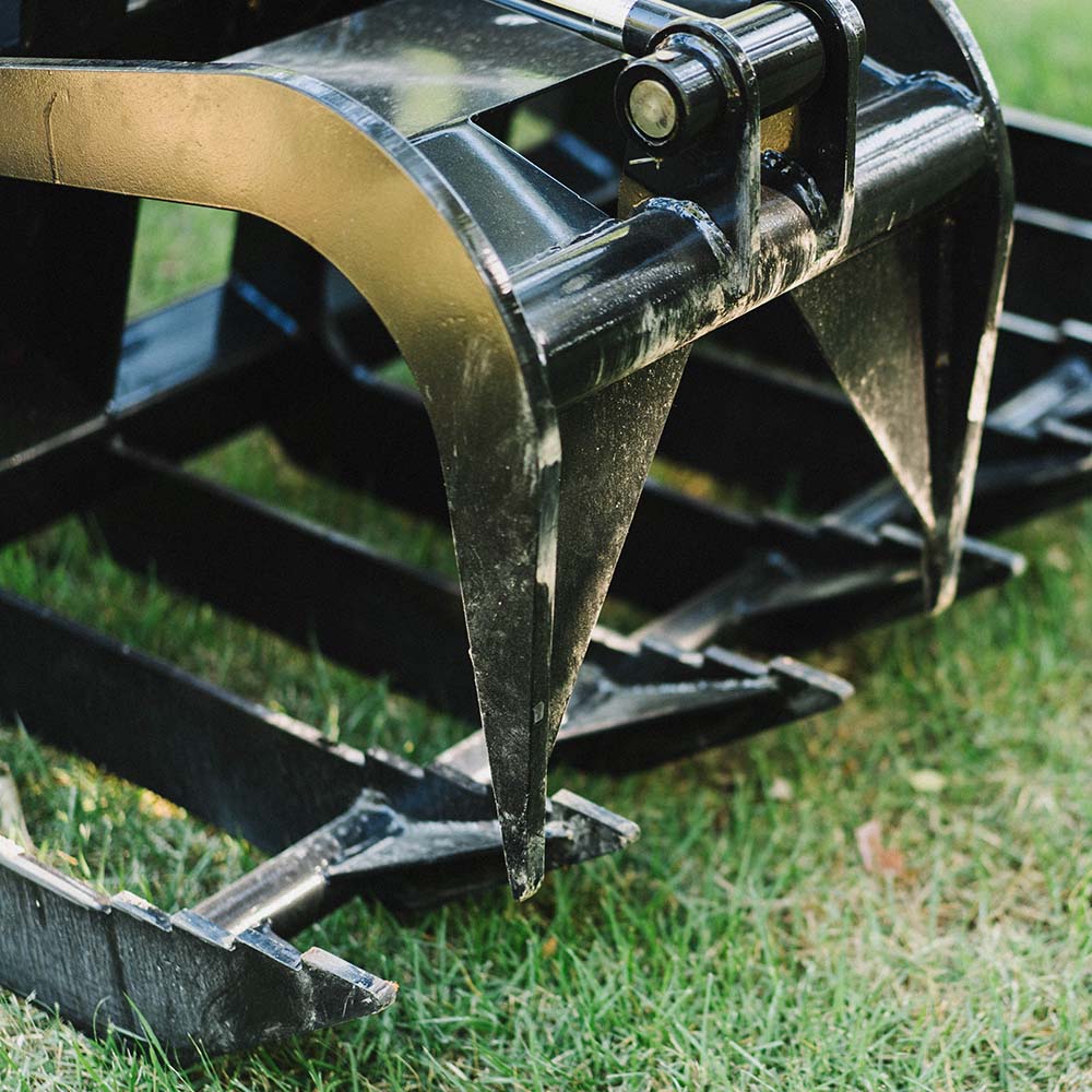 Titan Attachments Standard Root Grapple Bucket | Overall Width 60" & 72" Inches | Hydraulic Flow 11-16 GPM | For Skid Steers