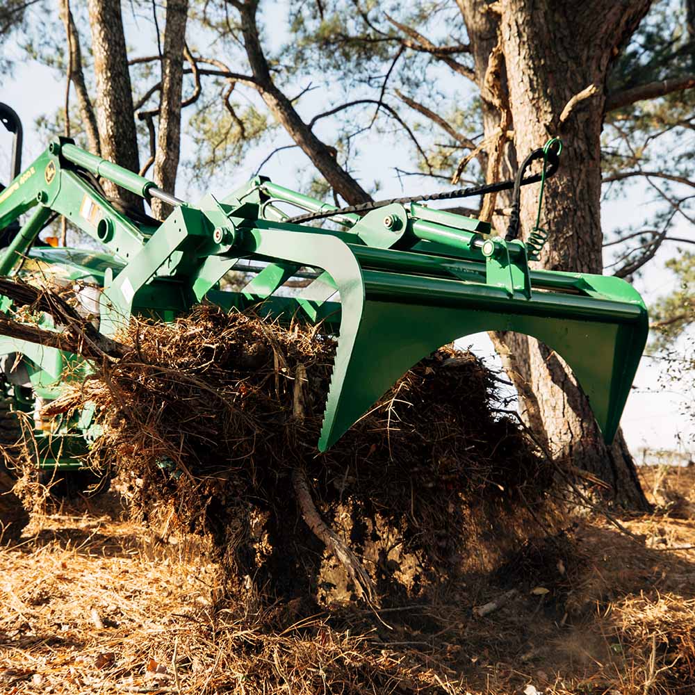 Titan Grade 50 Economy Series Root Grapple Bucket | Overall Width 48" & 60" Inches | Horsepower 25-50 HP | For Tractor