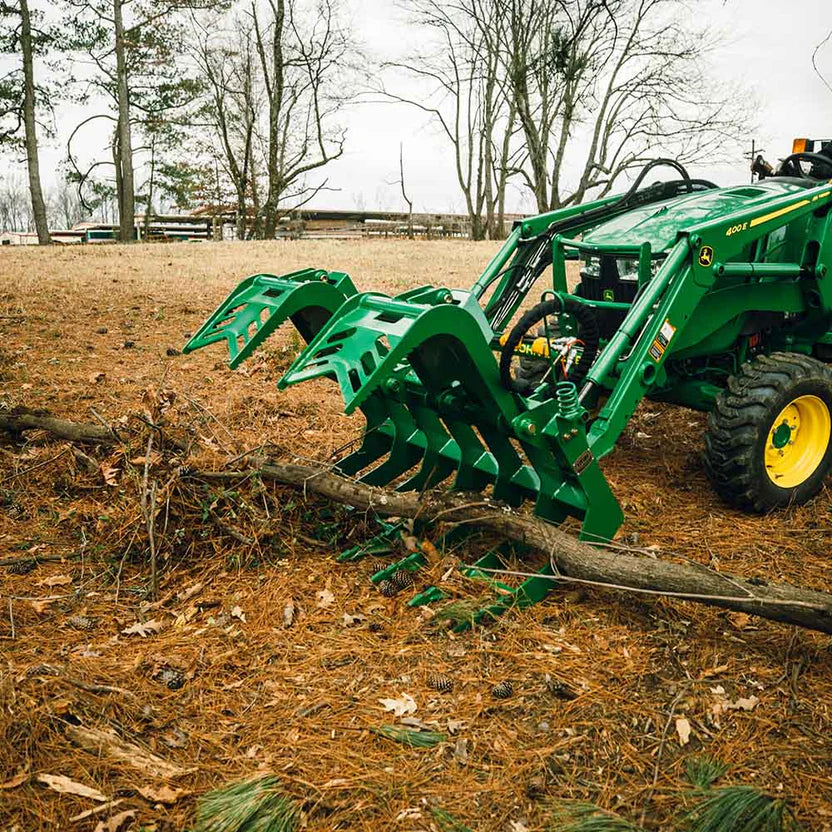Titan Attachment Grade 50 Root Grapple Bucket | Standard Series | Working Width 60" & 72" inches | Horsepower 40-75 HP | For Tractors
