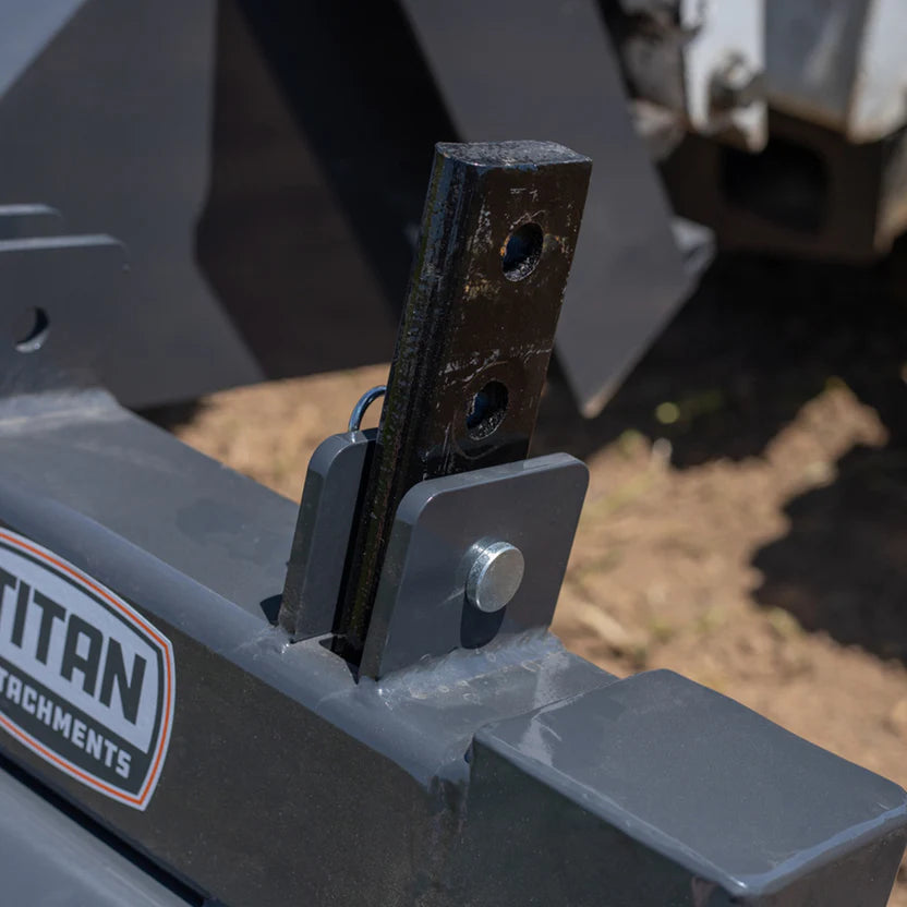 Titan Attachments Ripper Scarifier | Heavy-Duty Soil Conditioner | 72" Ripping Width | 5–9 Tines | 2"–9" Adjustable Spacing | Oil Flow Range 13–25 GPM | For Skid Steers
