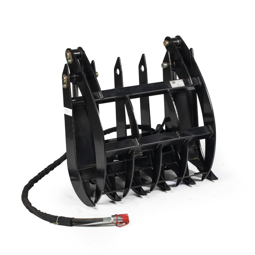 Titan Attachments Root Grapple Rake | Overall Width 34" Inches | Hydraulic Flow 11-20 GPM | For Mini Skid Steers