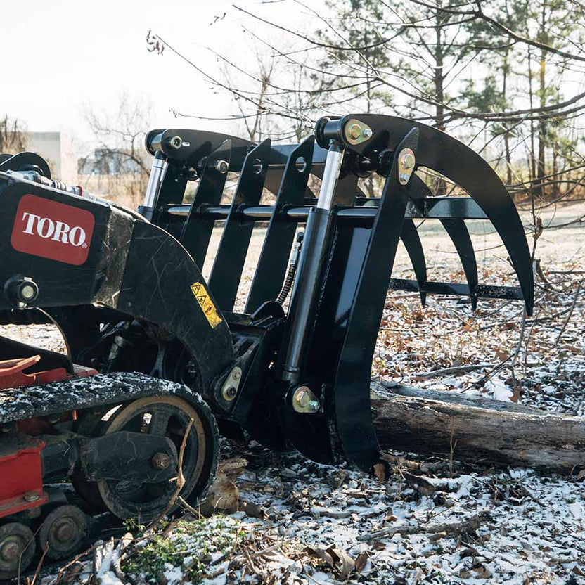 Titan Attachments Root Grapple Rake | Overall Width 34" Inches | Hydraulic Flow 11-20 GPM | For Mini Skid Steers