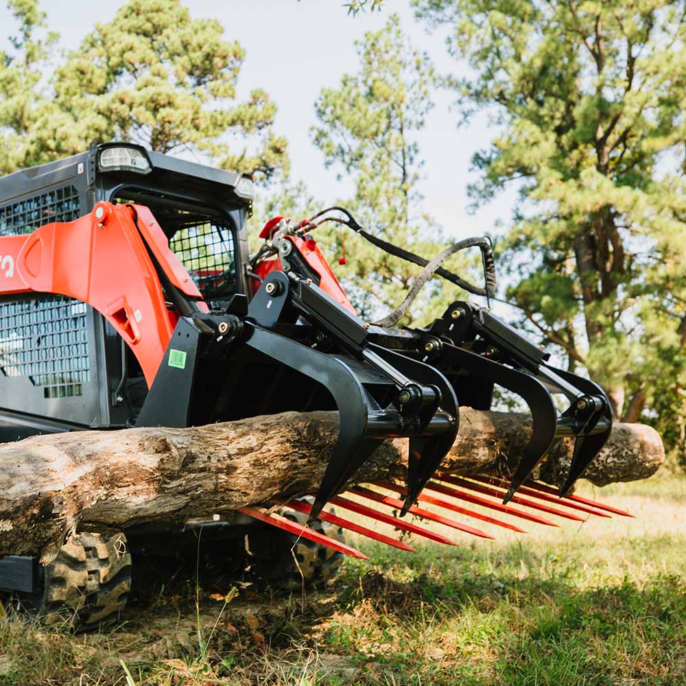 Titan Attachment Manure Tine Grapple Bucket | Overall Width 60" & 72" inches | Hydraulic Flow 11-20 GPM | For Skid Steers