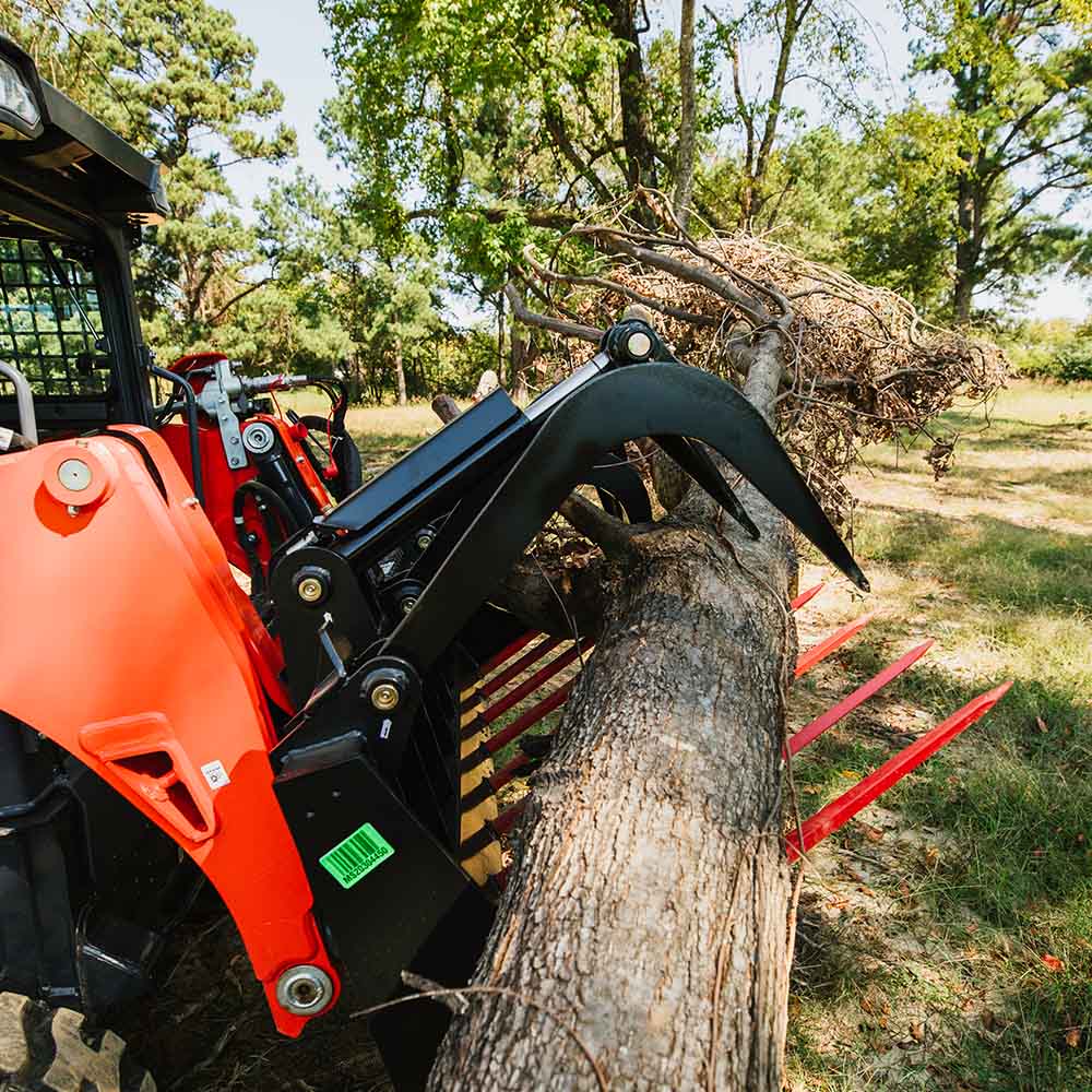 Titan Attachment Manure Tine Grapple Bucket | Overall Width 60" & 72" inches | Hydraulic Flow 11-20 GPM | For Skid Steers