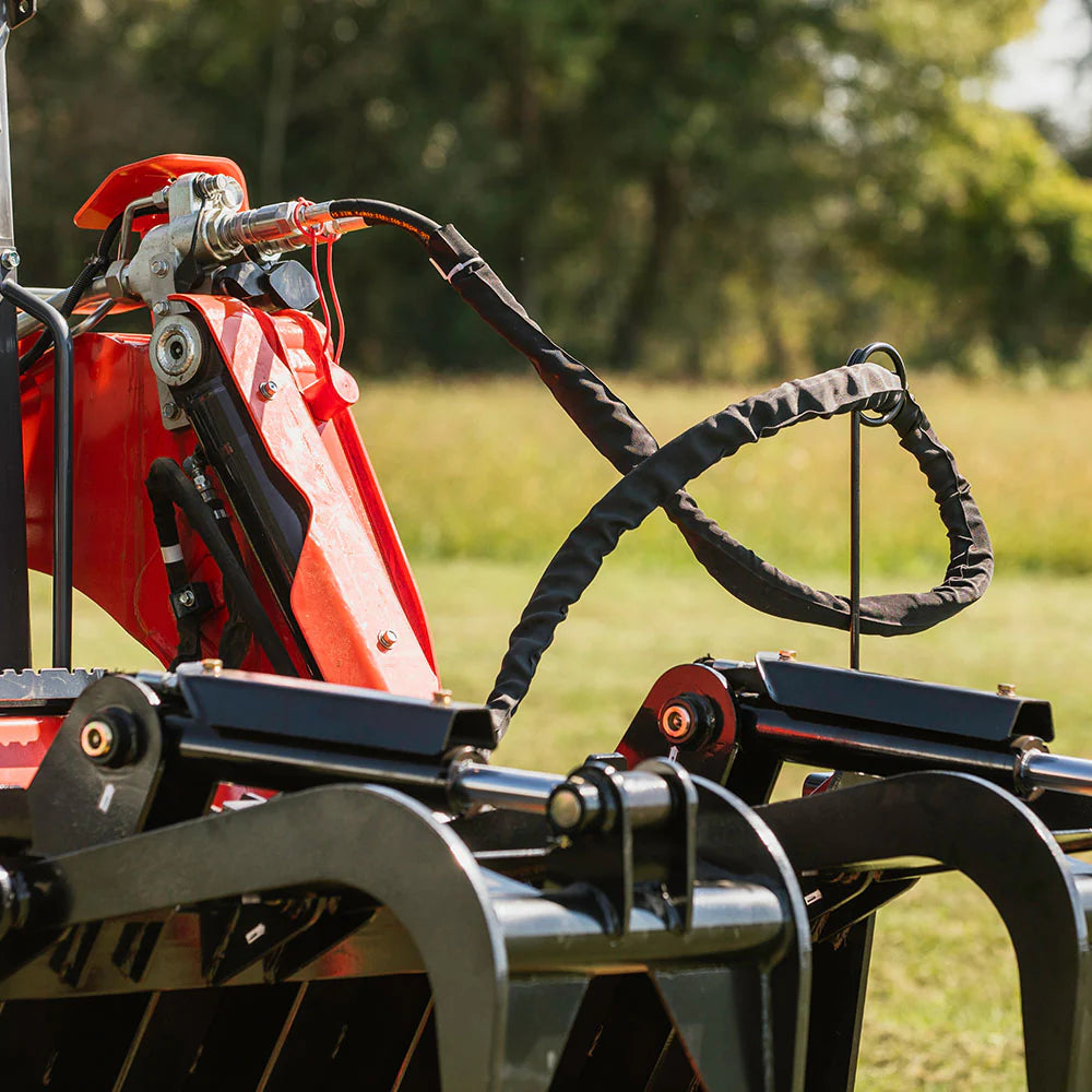 Titan Attachment Manure Tine Grapple Bucket | Overall Width 60" & 72" inches | Hydraulic Flow 11-20 GPM | For Skid Steers