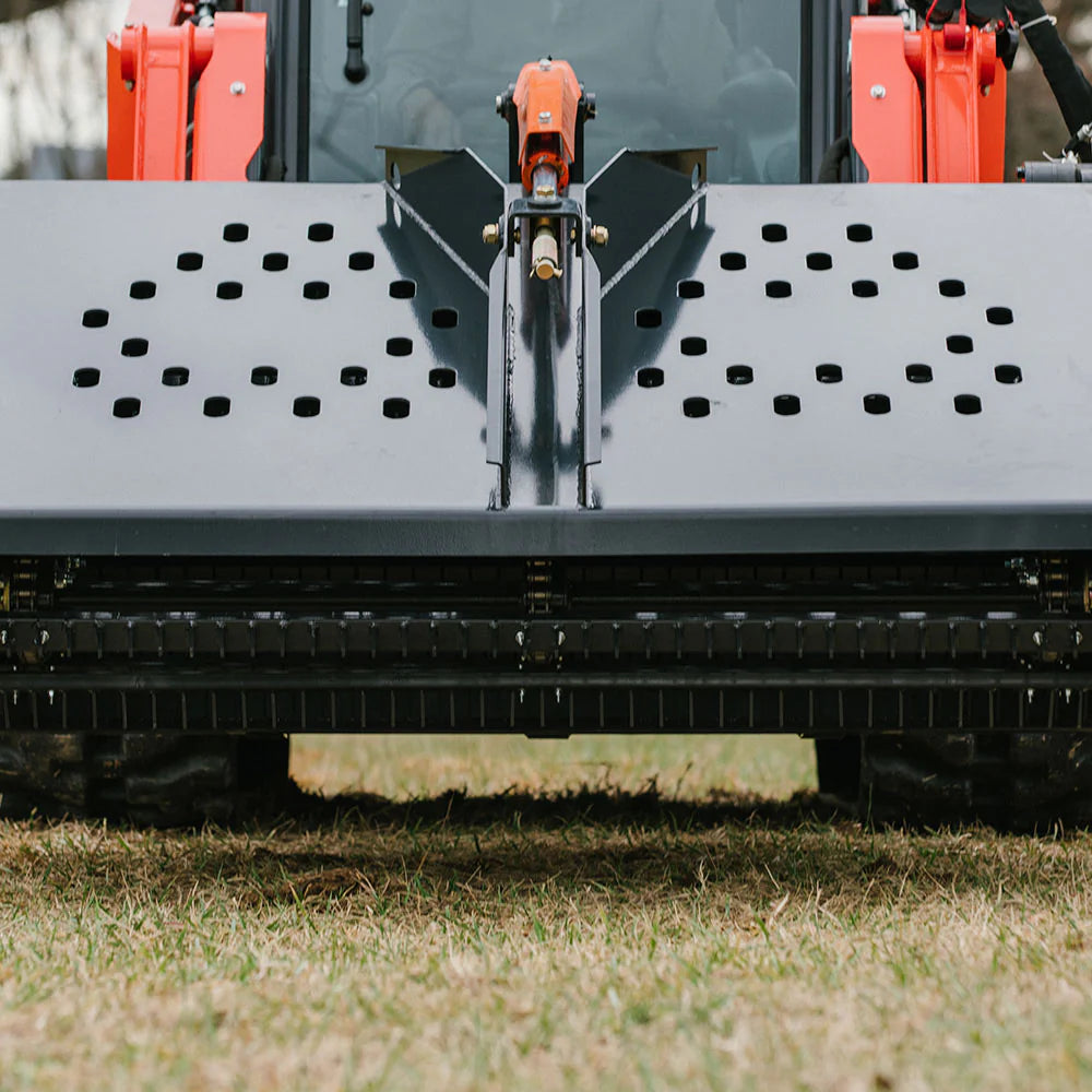 Titan Attachments Hydraulic Landscape Rake | Overall Width 66" inches | Hydraulic Flow Rate 16–22 GPM | For Skid Steer