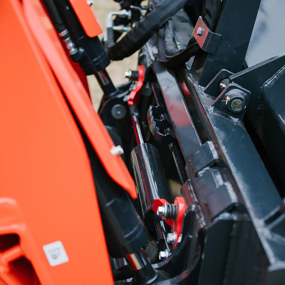 Titan Attachments Hydraulic Landscape Rake | Overall Width 66" inches | Hydraulic Flow Rate 16–22 GPM | For Skid Steer