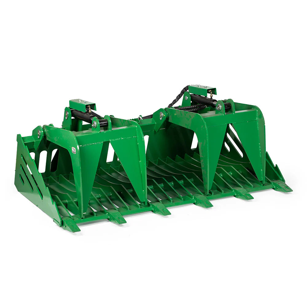 Titan Attachments Fine Grade Skeleton Rock Grapple Bucket | Inside Width 72" Inches | Horsepower 50-75 HP | For Tractors
