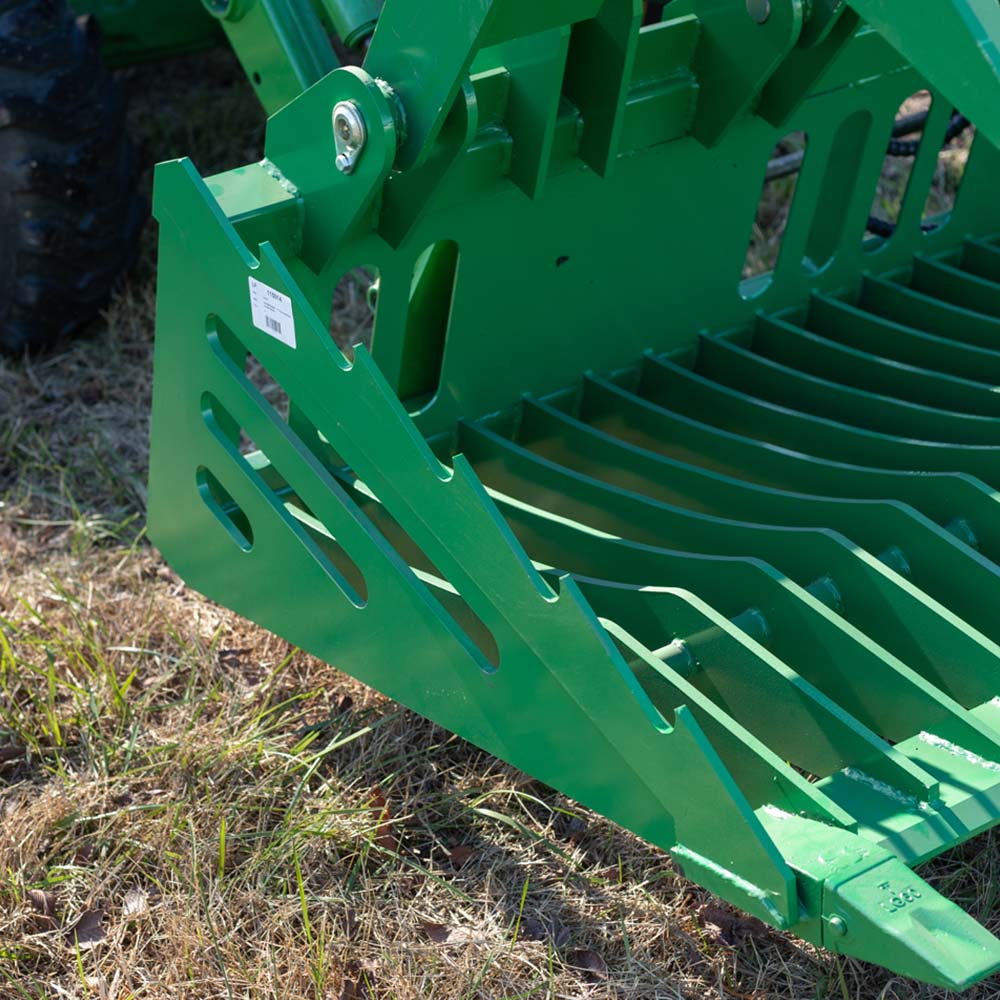 Titan Attachments Fine Grade Skeleton Rock Grapple Bucket | Inside Width 72" Inches | Horsepower 50-75 HP | For Tractors